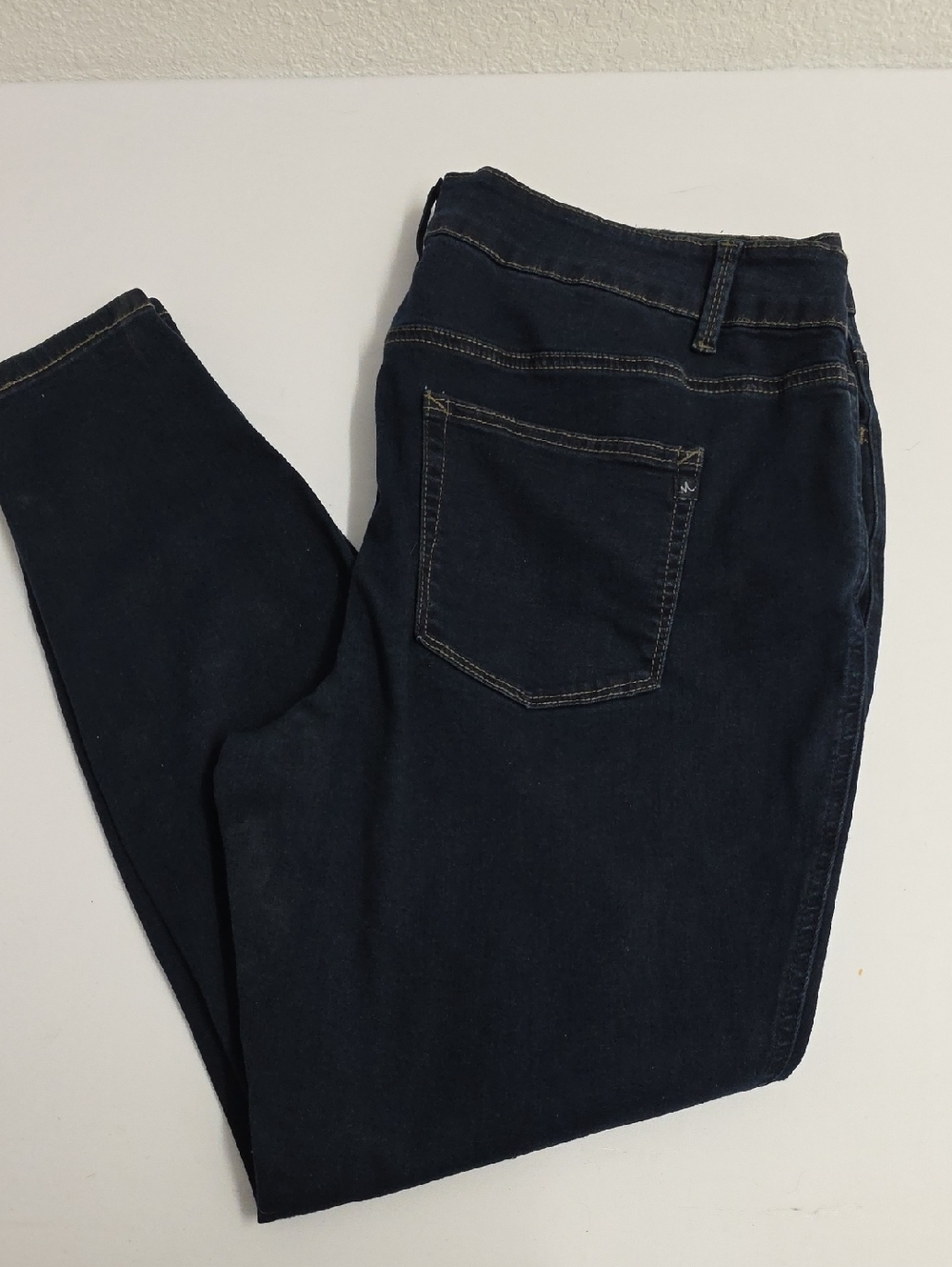 Maurices M Jeans Mid-Rise Dark Wash Skinny Jeans Women's 20W Regular